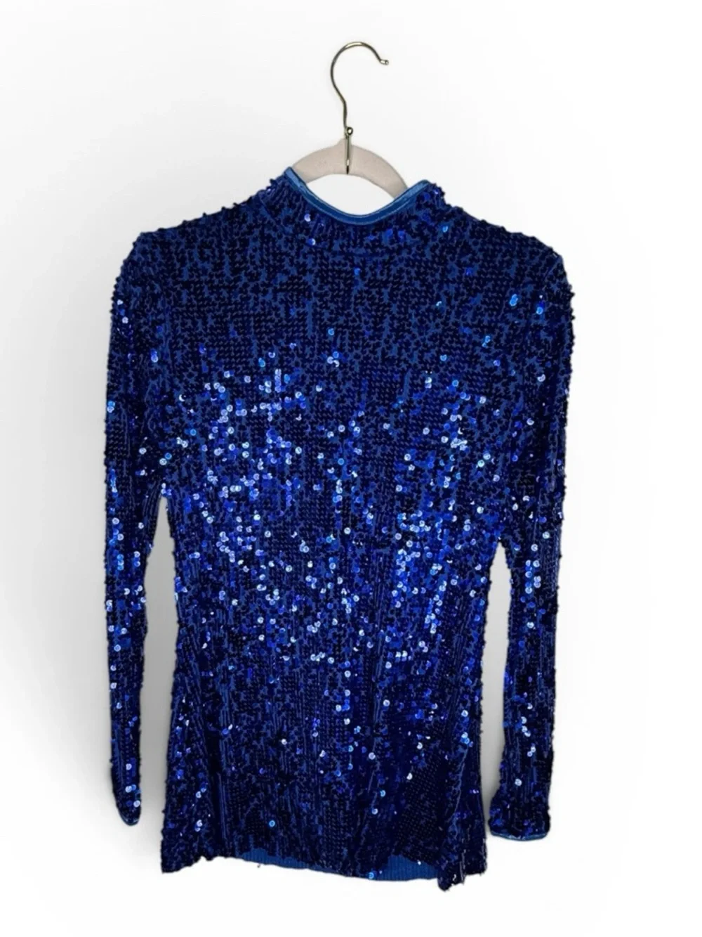 Balera “Ultra Sparkle Shift Dress” SQ9068 Blue Sequin Dance Costume – Child XL
